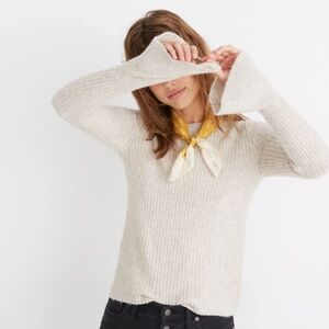 Madewell Ruffle Cuff Pullover Sweater Size XXS
